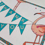 Flamingo Party Invitation And Thank You Notecards, thumbnail 7 of 7