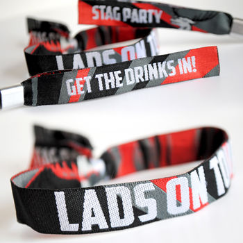 Stag Party Wristbands Lads On Tour, 5 of 8