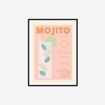 Mojito Cocktail Print, 6 of 10