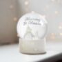 Personalised Mummy And Child Penguin Snowglobe, thumbnail 2 of 2