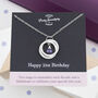 Personalised 21st Birthday Birthstone Necklace, thumbnail 2 of 12