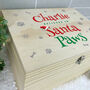 Personalised Santa Paws Pet Christmas Eve Box Five Sizes, thumbnail 2 of 7
