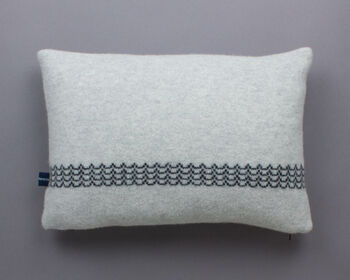 London Skyline Cushion In Knitted Lambswool, 3 of 4