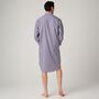 Men's 'Red Pop' Stripe Crisp Cotton Nightshirt, thumbnail 3 of 4