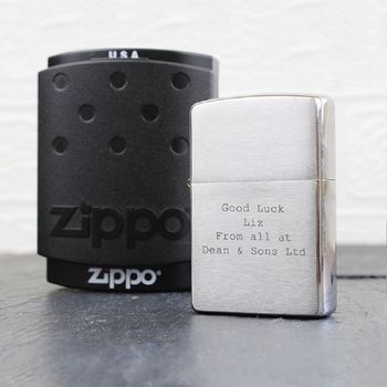 Personalised Zippo Lighter USA, 2 of 6