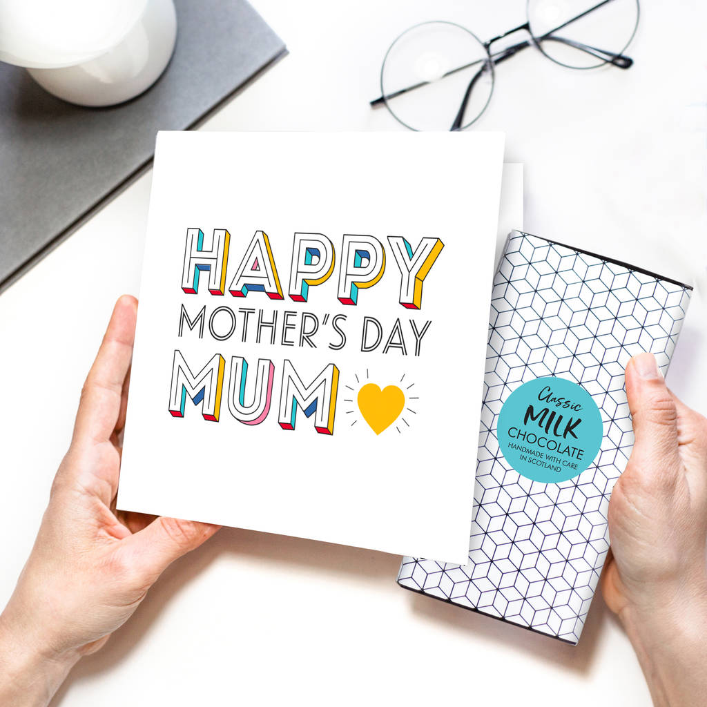 Mother's Day Chocolate Card By Quirky Chocolate