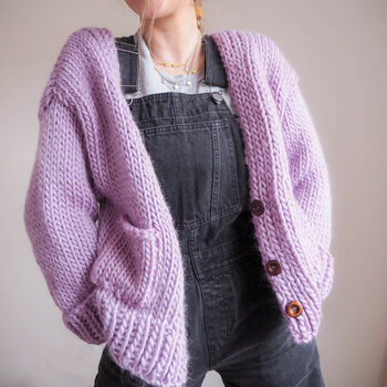 Commission Button Knit Up Cardigan, 6 of 9