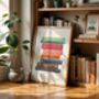 Bristol Book Stack Art Print, thumbnail 1 of 6