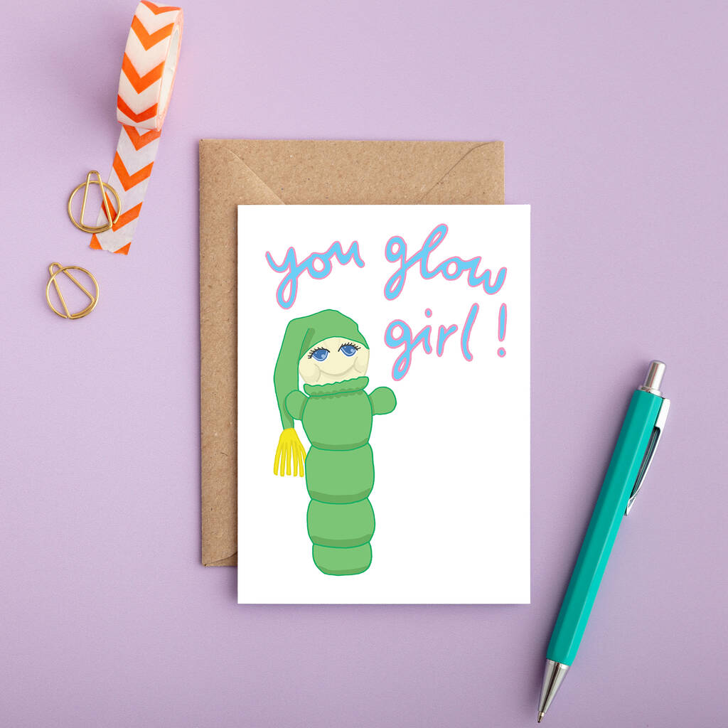 Glo Worm Friendship Card