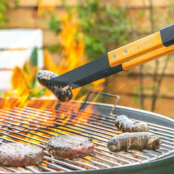Personalised BBQ Flame Three Piece BBQ Tool Set, 6 of 7