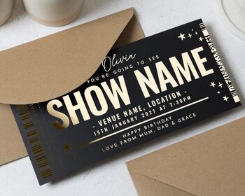 Musical Theatre Ticket Gift Surprise, 4 of 9