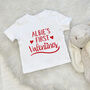 My First Valentines Day Personalised Baby Outfit, thumbnail 7 of 11