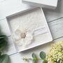 Personalised Wedding Day Card With Flower. Various Colours, thumbnail 1 of 6