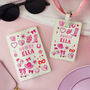 Personalised Cowgirl Passport Holder And Luggage Tag, thumbnail 1 of 4