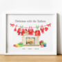 Personalised Christmas Family Print | Gift For Mum, thumbnail 1 of 5