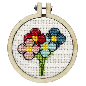 Thanks A Bunch! Mini Matchbox Cross Stitch Kit, 3 of 6
