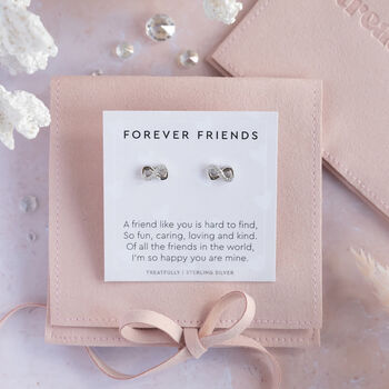 Forever Friend Earring Studs, 3 of 5