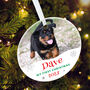 Pet Photo Ceramic Disc Hanging Decoration Bauble + Gift Box, thumbnail 5 of 6