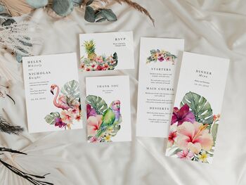 Exotic Theme Wedding Invitations, 4 of 4