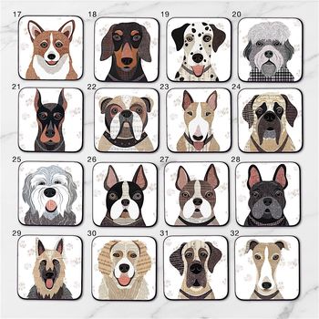 Dog Coasters 64 'Pawtrait' Designs, 4 of 7
