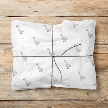 Duck And Goose Gift Wrapping Paper Roll Or Folded, 2 of 3