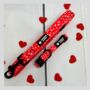 Red Valentine Heart Dog Collar And Lead, thumbnail 1 of 5