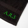 Personalised Embroidered Initials Hand Towel, thumbnail 2 of 10