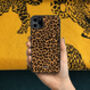 iPhone Case Leopard Print Personalised 12 13 14 15 Se, thumbnail 1 of 2