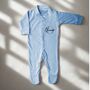 Personalised Name Embroidered Sleepsuit, thumbnail 2 of 4