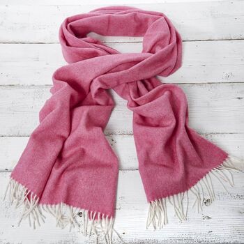 Bright Pink Blanket Scarf / Wrap / Pashmina Shawl, 2 of 3