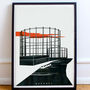 Industrial Skeletons Of London Illustrated Poster, thumbnail 1 of 4