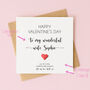 Personalised Valentine's Day Card For Wife, thumbnail 2 of 5