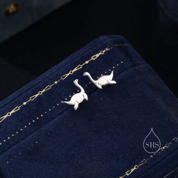 Plesiosaurus Dinosaur Plesiosaur Stud Earrings, 2 of 10