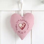 Personalised 18th Birthday Hanging Heart Gift For Her, thumbnail 7 of 11