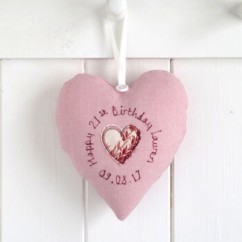 Personalised 18th Birthday Hanging Heart Gift For Her, 7 of 11