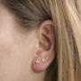 Sterling Silver Star Earring Cuffs, thumbnail 1 of 3