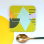 Set Of Coasters With Abstract Painting Designs, thumbnail 5 of 11