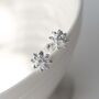 Sterling Silver Enlightened Lotus Studs, thumbnail 5 of 10