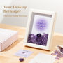 Amethyst Crystal Gift Framed Wall Art Chakra Décor, thumbnail 2 of 10