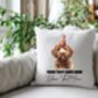 Personalised Labradoodle Birthday Congratulations Party Cushion, thumbnail 2 of 2