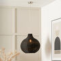 Black Rattan Pendant Ceiling Light, thumbnail 1 of 7