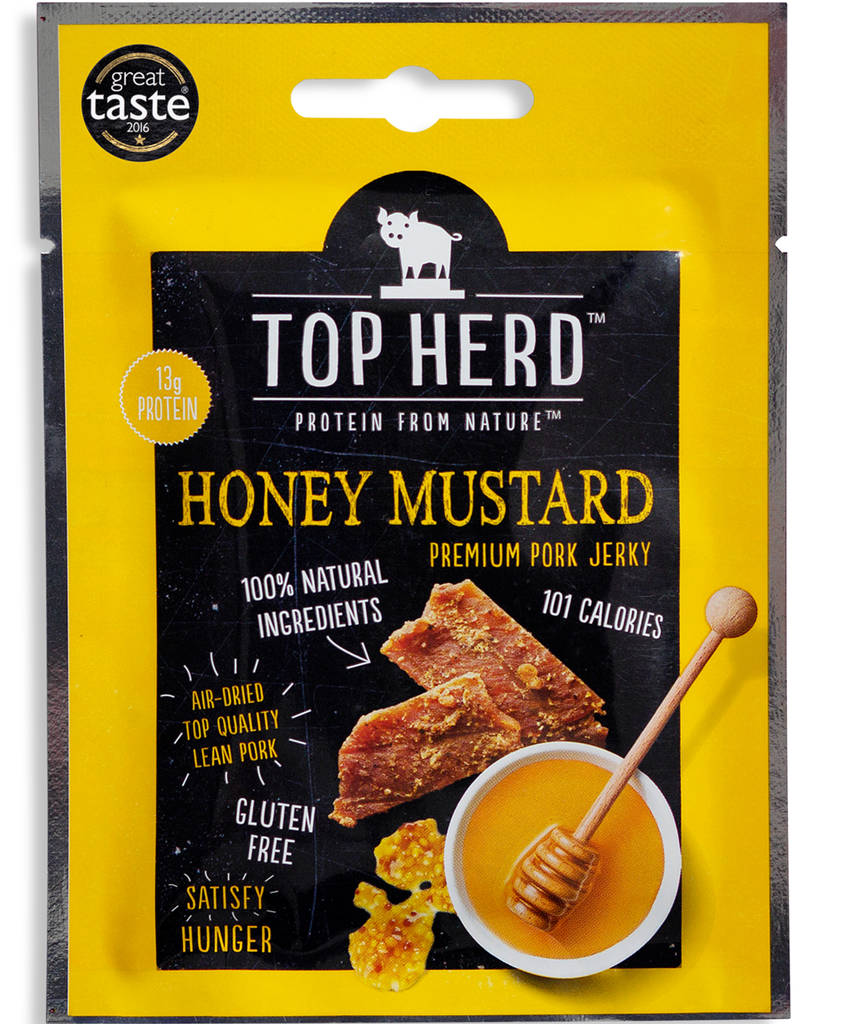 'Great Taste' Winner Honey Mustard Pork Jerky Gift Box By Top Herd