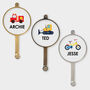 Personalised Kids Name Transportation Vehicle Wall Hook, thumbnail 1 of 9