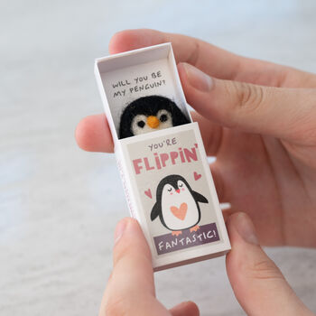 You're Flippin' Fantastic Wool Felt Penguin, 2 of 7