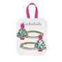 Xmas Tree Glitter Clips, thumbnail 1 of 5