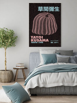 Japanese Yayoi Kusuma Inspired Pumpkin Art Print, 2 of 3