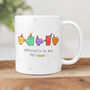 Personalised 50th Birthday Mug 'Officially Fif Tea', thumbnail 3 of 4