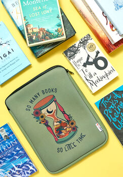 So Many Books … High Quality Book Pouch / Book Sleeve, 4 of 7