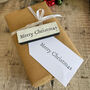 Large Merry Christmas Rubber Stamp For Holiday Crafting, thumbnail 5 of 6