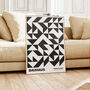 Bauhaus Monochrome Art Poster Abstract, thumbnail 1 of 2